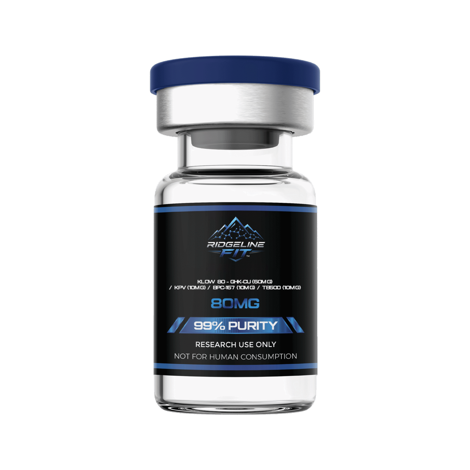 KLOW 80 – GHK-Cu (50mg) / KPV (10mg) / BPC-157 (10mg) / TB500 (10mg)